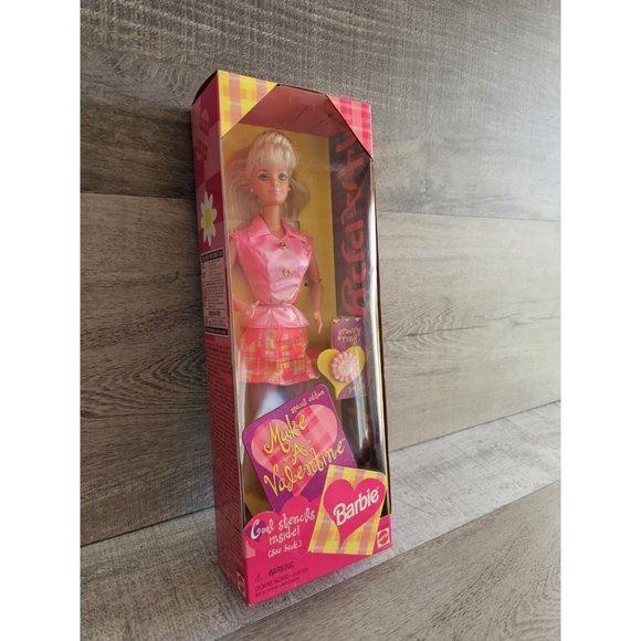 Make a Valentine Black Barbie Doll Special Edition - 20340 NRFB 1998 by